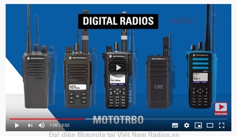 Máy bộ đàm Motorola công nghệ kỹ thuật số chuẩn DMR TDMA
